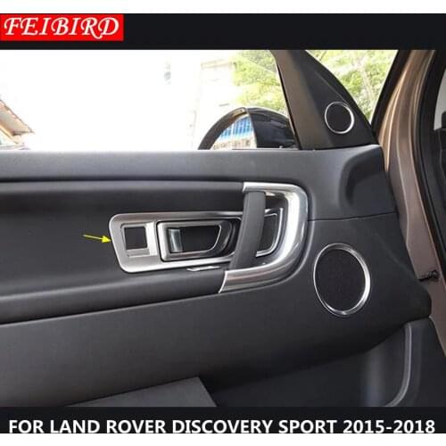 ABS Auto Styling Inner Car Door Doorknob Handle Bowl Cover Trim For Land Rover Discovery Sport 2015 2016 2017 2018 2019