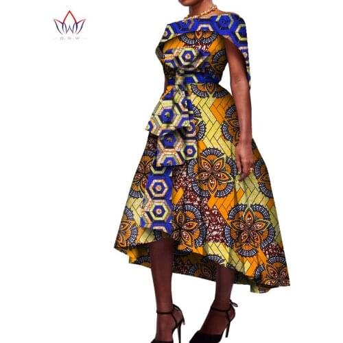 African Dresses for Women Party Wedding Dashiki African Women Dresses Butterfly Applique Vestidos Women African Clothing WY8383