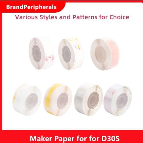 Aibecy Thermal Label Maker Paper for for D30S Portable Label Printer, Vegetables 14x40mm 160 Labels/Roll