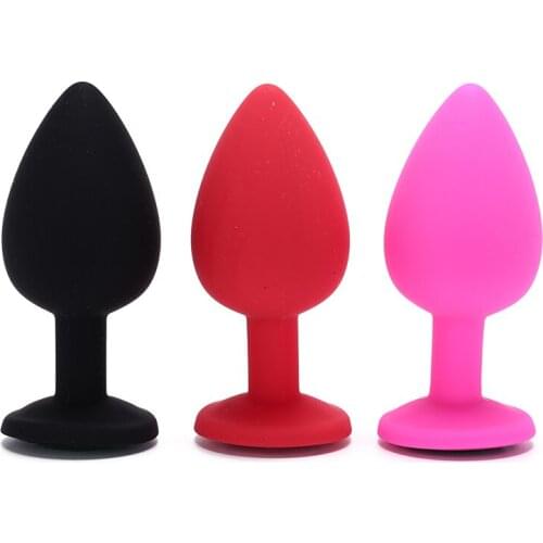 Randopm Rhinestone Butt Plug Prostate Massager Erotic Sex Toys For Men Woman Adult Products Anal Plug Silicone Anal Tube 7/8/9CM