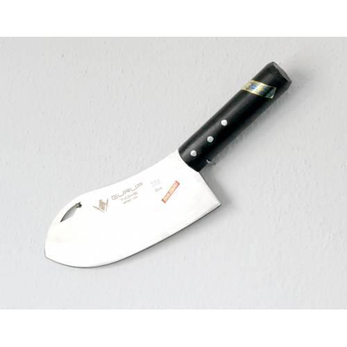 Armour Single Handle Line Meat Grinder Knife Meat Knife Pizza Knife Stainless Steel 20 cm (including the Handle 32 cm)