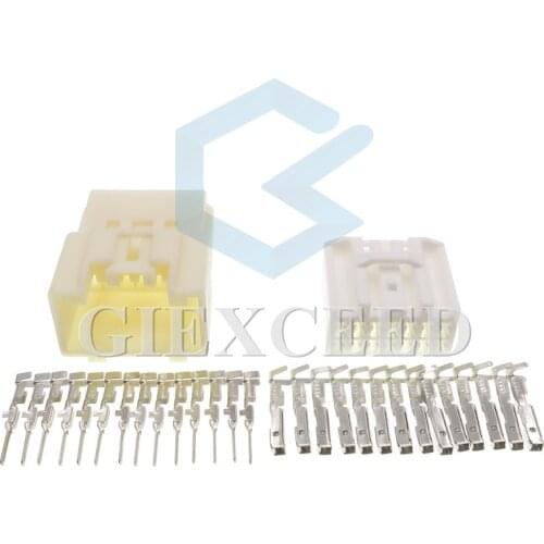 14 Pin 6098-3450 Female Male Automotive Connector Electrical Wire Socket With Terminals