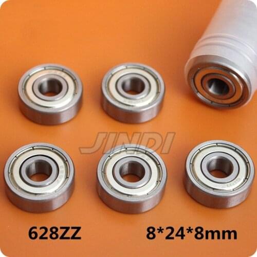 [CF628ZZ-P0]Free Shipping 10pcs Chrome Steel Gcr15 flange bushing ball bearing F628-2Z F628zz F628 bearing 8*24*8*26*2mm