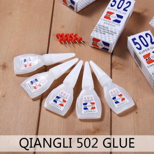 1/5Pcs 502 Glue Super Glue Cyanoacrylate Adhesive Strong Bonding Fast Repair Tool For Leather Rubber Plastic Wood Metal