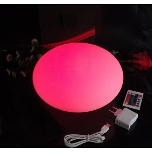 D17*H13cm D31H18cm D35*H20cm D35H27cm D40H20cm Home Decoration Stone Ball Lighting LED Night Light PE Lamps Free Shipping1pc