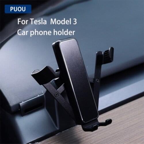 Phone Holder for Tesla model 3 Car Interior Accessories Tesla model S model X model Y Accessories Cell Phone Holder Support