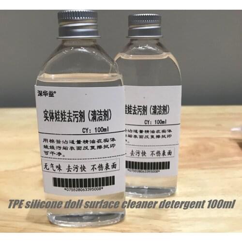 TPE silicone doll surface cleaner can remove dirt and mold on the surface, with quick effect of 100ml