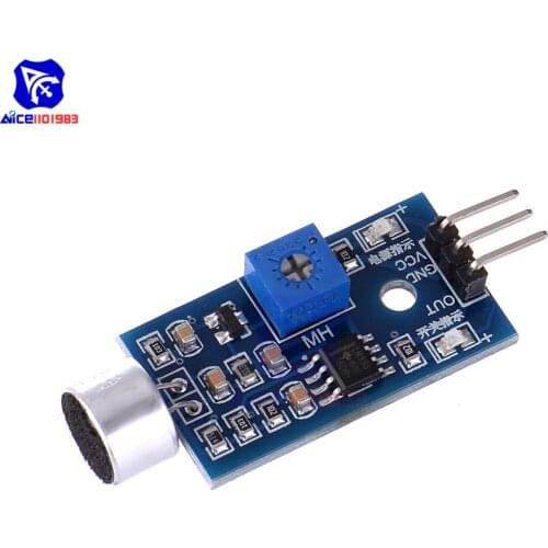 Diymore Microphone Sensor AVR PIC High Sensitivity Sound Detection Module LM393 Dual Differential Comparators Output for Arduino