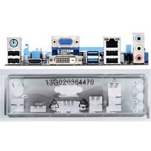 New I/O shield back plate of motherboard for P8H77-M LE P8H67-M LE just shield backplate Free shipping