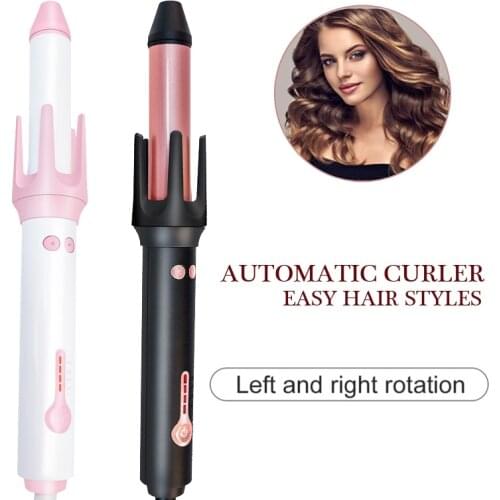 Spin N Curl 1 Hair Curling Wand Hair Professional Curler Wave Iron Flat Iron Curl Ceramic Fast Heating Hair Curl Hair style Tool