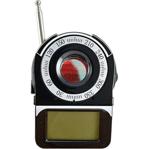 Anti-Spy Full Band Signal Bug RF Detector Camera Lens Laser GSM Bug Finder Wireless Detector Anti Eavesdrop with Monitor