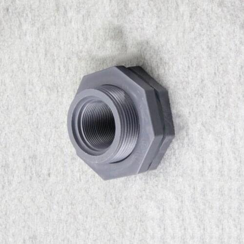 PVC 1-1/2" BSP Female Thread Water Tank Connector Pipe Fitting For Fish Tank Aquarium DIY
