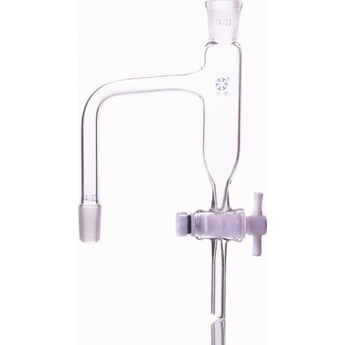 Water separator,Joint 14/23+14/23,With PTFE switch valve