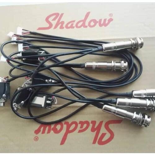 SH 007 CR E-Sonic Output jack (chrome) Shadow esonic2 used output jack cable line free shipping 6.5mm plugs