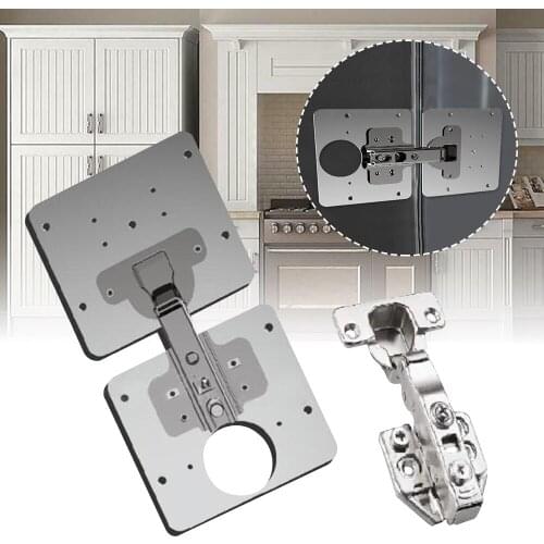 Hinge Repair Plate for Cabinet Furniture Drawer Window Door Stainless Steel Plate Repair Accessory Hinges Mounting Artifact