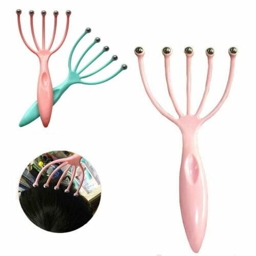 1Pcs Steel ball Claw Scalp Neck SPA Stress Relief Release Massager Finger Head Relax Equipment Tens Pain Relief Head Care