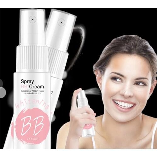 2pcs BB Cream Spray Concealer Women Makeup Spray Creme Control Brighten Whitening Spray Foundation Cosmetics Beauty Skin Care