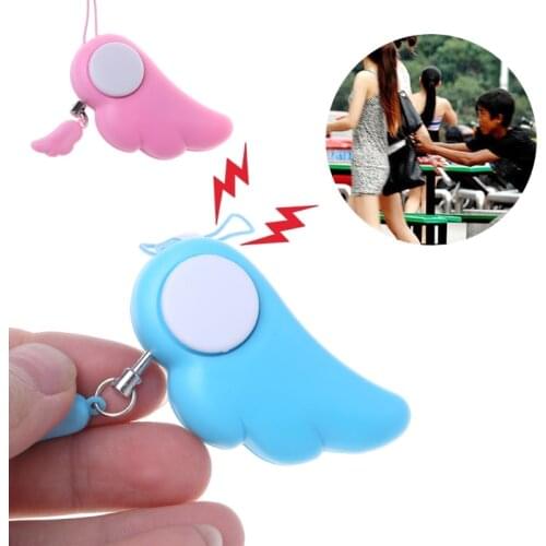 90dB Angel Wing Personal Safety Anti Rape Attack Electronic Alarm Self Defense