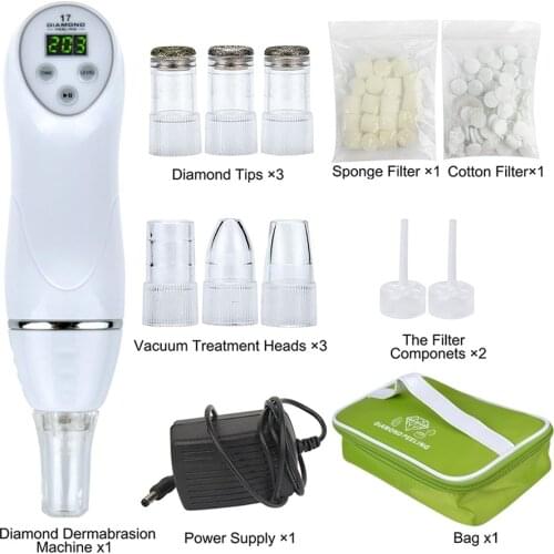 Diamond Microdermabrasion Skin Care Peeling Beauty Machine Vacuum Blackhead Acne Remove Face Cleaning Facial Pore Cleaner New CE