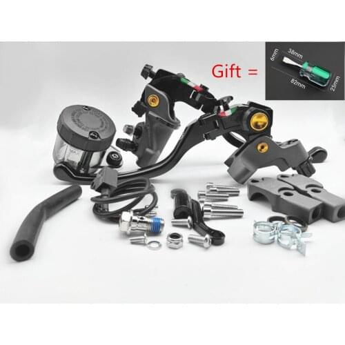 CNC 19 RCS Motorcycle Brake Master Cylinder Cable clutch Radial Brake Pump 22mm Universal For Honda Yamaha Kawasaki Suzuki