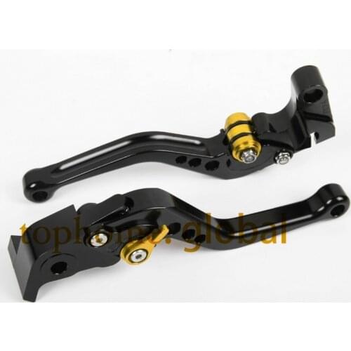 For SUZUKI GSXR750 1996 - 2003 Short Black Handlebar CNC Clutch Brake Levers 1997 1998 1999 2000 2001 2002