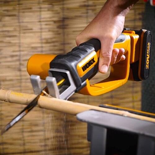 Electric Saw Handheld Power Cutting Tool Rechargeable Garden Wood Cutter Multi-Functional Chainsaw Machine WG894E