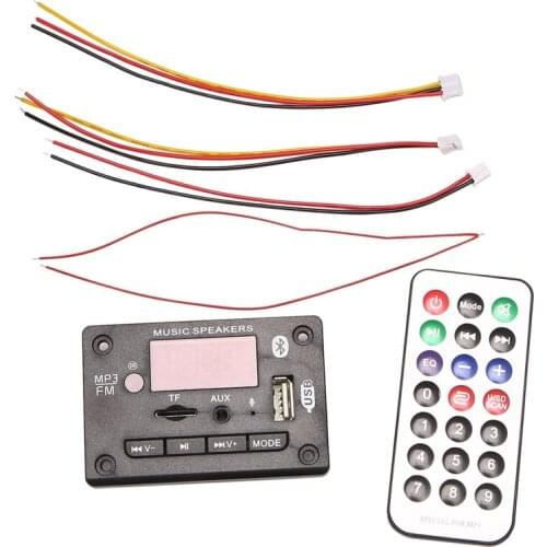MP3 Decoder Board,Digital Color Screen Display Decoder Support FM TF USB AUX Recorders MP3 Player Audio Module