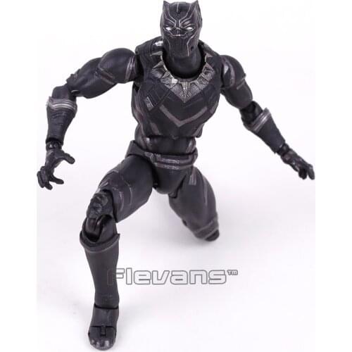 SHF Black Panther PVC Action Figure Collectible Model Toy