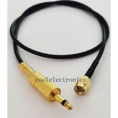 RG174 SMA Male to 3.5mm Mono 1/8" Male Plug for CCTV Camera Monitor antenna Pigtail Cable 15/20/30/50cm 1/2/3/5/10m
