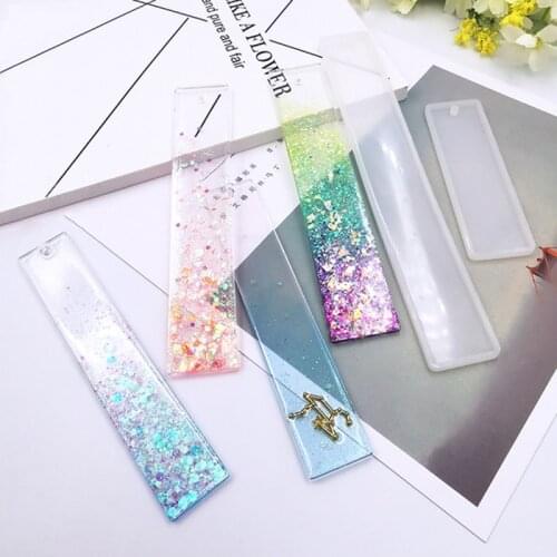Bookmark UV Epoxy Resin Silicone Mold DIY Accessories for Jewelry Making Components 3 Sizes Bookmark Tools Handmade Craft DIY