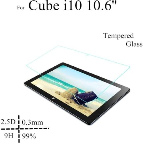 For Cube i10 10.6 inch Glass Screen Protectors For Cube i10 10.6'' Tempered Glass Screen Guard