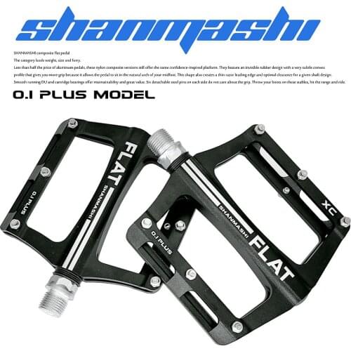 New Mountain Bike Pedal Durable Flat-Width Hollow CNC Aluminum Alloy Non-slip Bearing Mtb Bicycle Pedals Cycling Parts