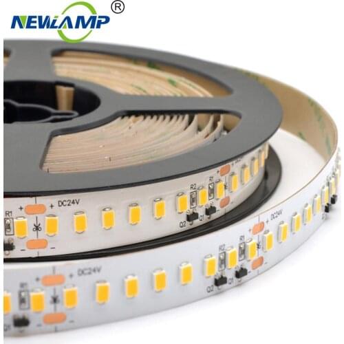 High efficiency 190lm/w SMD2835 led strip DC24V CRI80+ 160led/m super bright 3800lm/m 5M/lot