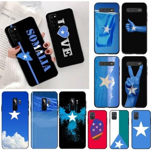 YJZFDYRM Somalia National Flag Soft Phone Cover for Samsung S20 plus Ultra S6 S7 edge S8 S9 plus S10 5G lite 2020