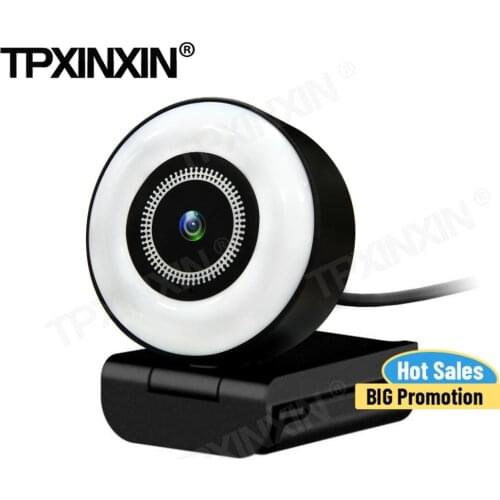 1080P 2K 4K Full HD Computer Camera Omnidirectional Microphone Driver-free Webcam