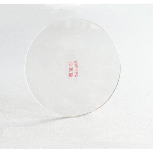 Free Shipping 2pc 1.0mm Thick 16-19.5mm Flat Sapphire Watch Glass Crystal