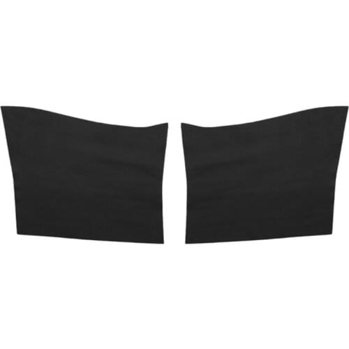 2 Pcs Interior B-pillar Scuff Plate Guard Leather for Model 3 Leather Pad Easy to Clean Cover Auto Interior Accessories