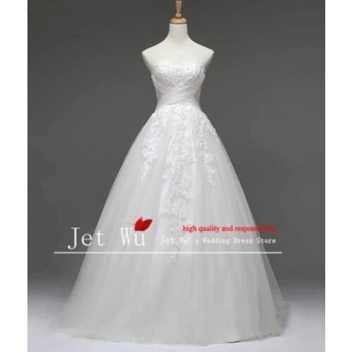 2016 Factory real picture of A-Line tulle wedding dress manufacturer abito da sposa reale Ball Gown Bridal Gown