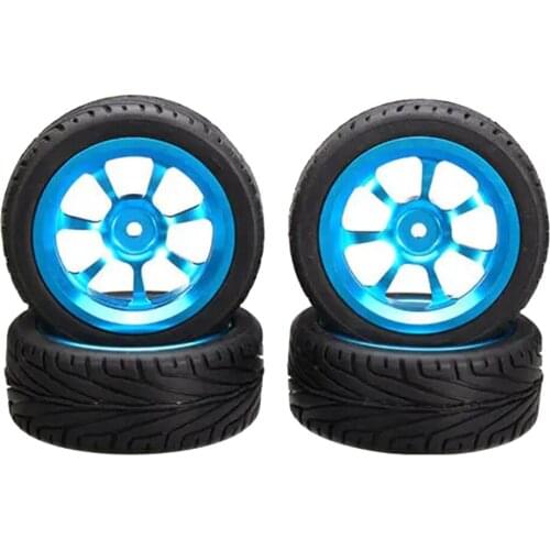 4x 1/14 Cars Large Size Tyres Model Car Accessories fit for Wltoys 144001