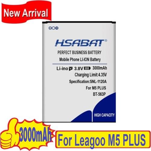 Top Quality BT-563P Battery for Leagoo M5 PLUS M5PLUS BT563P Mobile Phone Replacement Accumulator