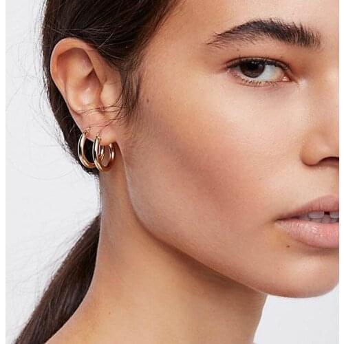 ALYXUY Women's Gold Earrings