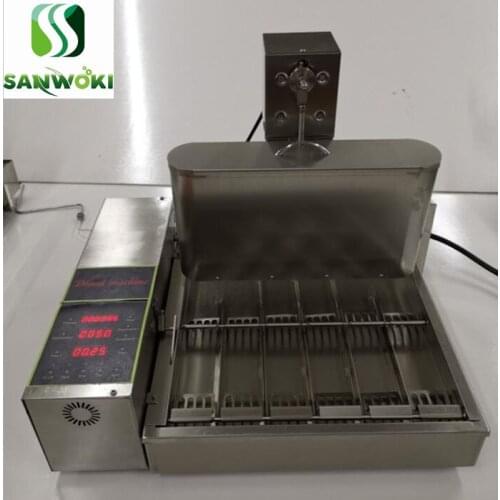 Automatic electric donut bread machine donut Maker 6 rows Doughnut frying machine Donut making Machine donut fryer machine