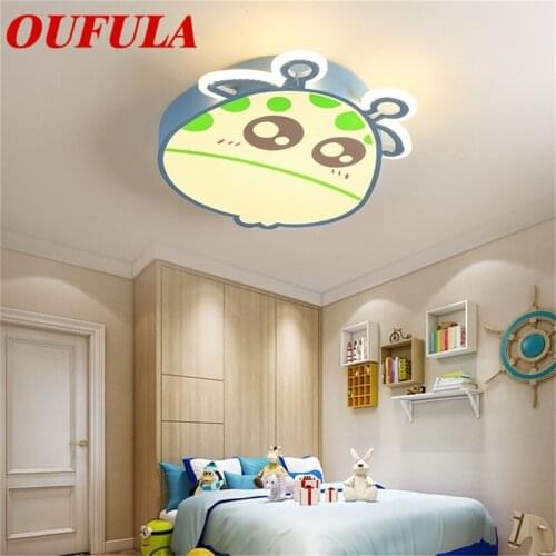 DLMH Childrens Ceiling Lamp Cartoon Giraffe Modern Fashion Suitable For Childrens Room Bedroom Kindergarten