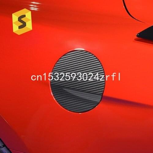 For Ford Mustang carbon fiber tank cap car exterior decoration modification decoration