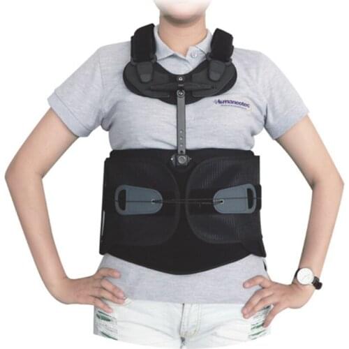 True Fit Posture Corrector Back Straightener Brace Support with Pulley Adjustable for Unisex Back Neck Shoulder Pain Relief