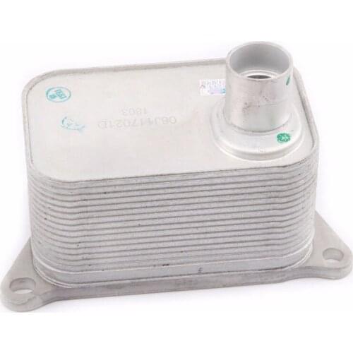 V15606020 Engine Oil Cooler & Oil Cooler Gasket Assembly 06J 117 021 J For VW Je.tta Golf Passat A4 1.8 2.0 TFSI 06J117021D