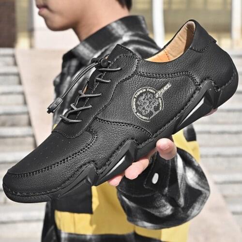 Men Shoes Low-Help Mens Simple Casual Shoes Spring Autumn Suede Men Leisure Shoes Luxury Breathable Loafers Comfortable Sneaker