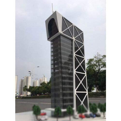 1/150 N Scale Hard Plastic Modern Technology Architecture DIY Assembling Train Building Model Kits Sand Table Scene Accessories