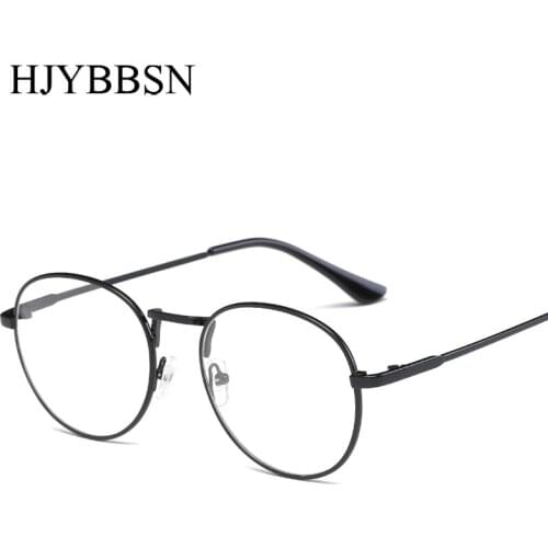 Fashion Frame Glasses Women Round Classic Optical Vintage Clear Glasses Frame Eyeglasses retro Gafas prescription glasses