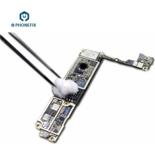 PHONEFIX Medical White Skimmed Cotton Ball for iPhone Motherboard CPU Hard Disk Solder Paste Remainder Cleaning Washing Tool Kit